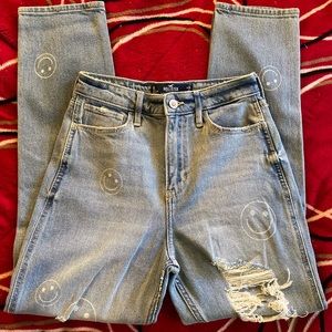 Hollister ultra high-rise mom jeans